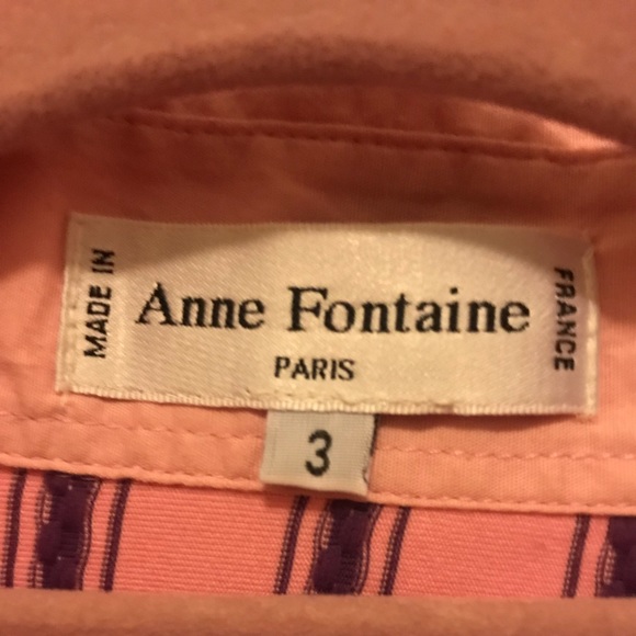 ANNE FONTAINE pink blouse 👚 🌸🌼 - Picture 3 of 3